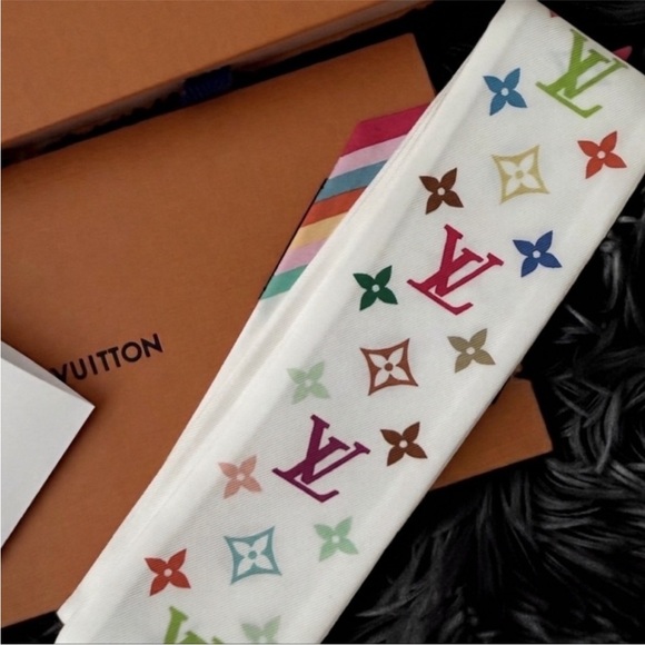Louis Vuitton LV x TM White Multicolor Monogram Bandeau - Picture 6 of 6